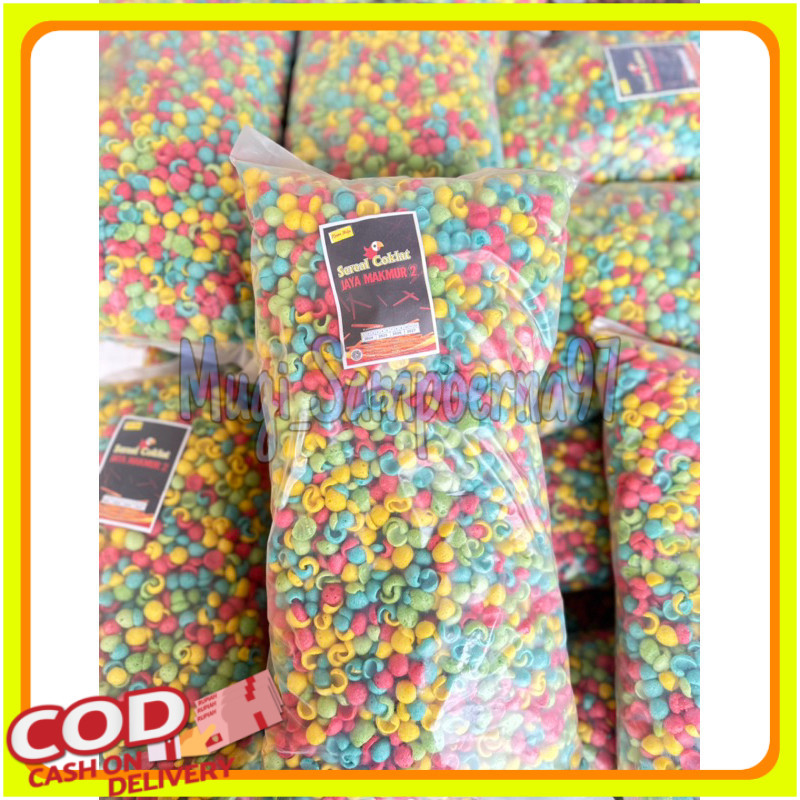 

1kg sereal rasa buah buahan cornpuff mix fruits