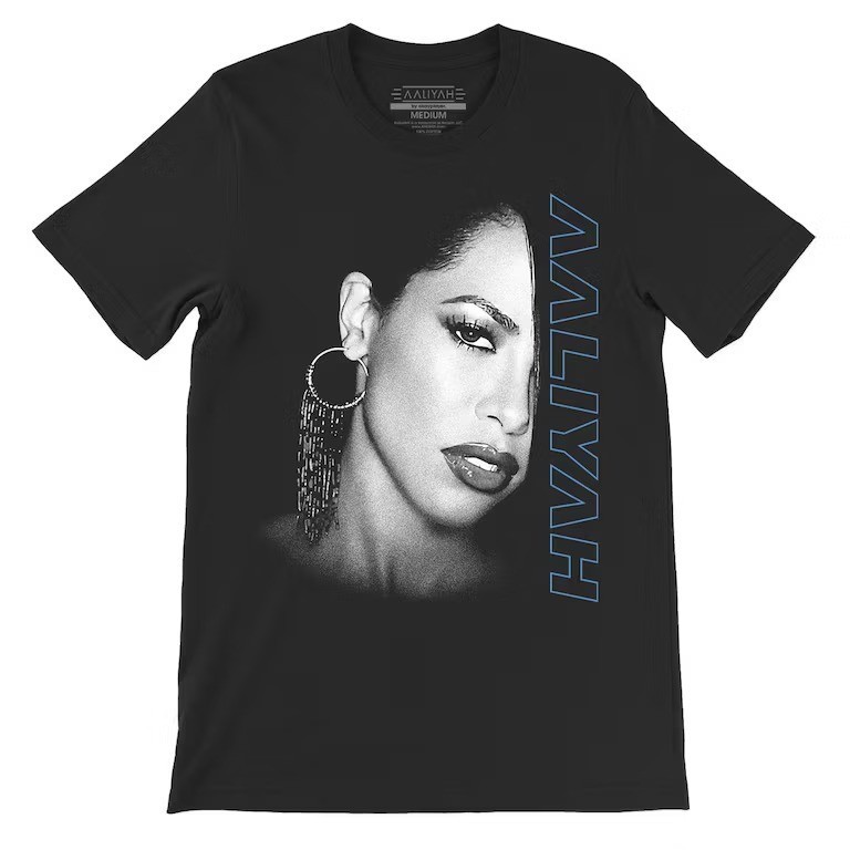 KAOS DEWASA Aaliyah Profile T-Shirt