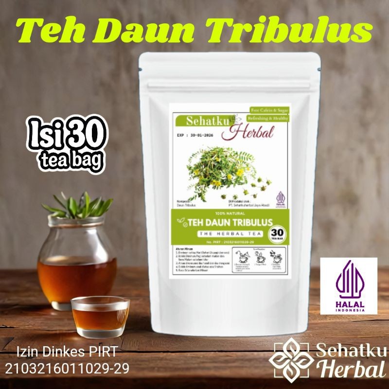

SEHATKUHERBAL Teh Daun Tri bulus : Teh Daun Tribulus isi 30 tea bag