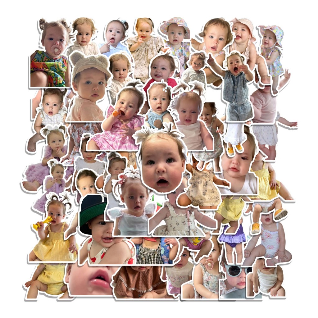 

COD 50 Pcs Stiker BABY KAMARI SW Lucu Anti Air Untuk Dekorasi Notebook Sepeda Skateboard Handphone