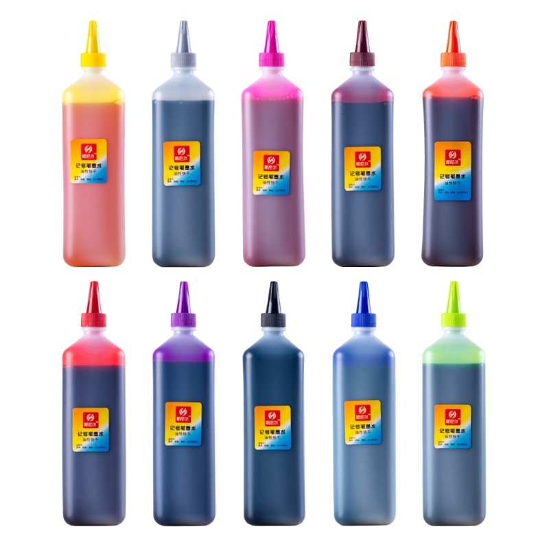

Paint Pens Ink Refill Paint Markers No Fade Quick Dry Multiple Color 200ml Oil-Based Waterproof Paint Marker Pen