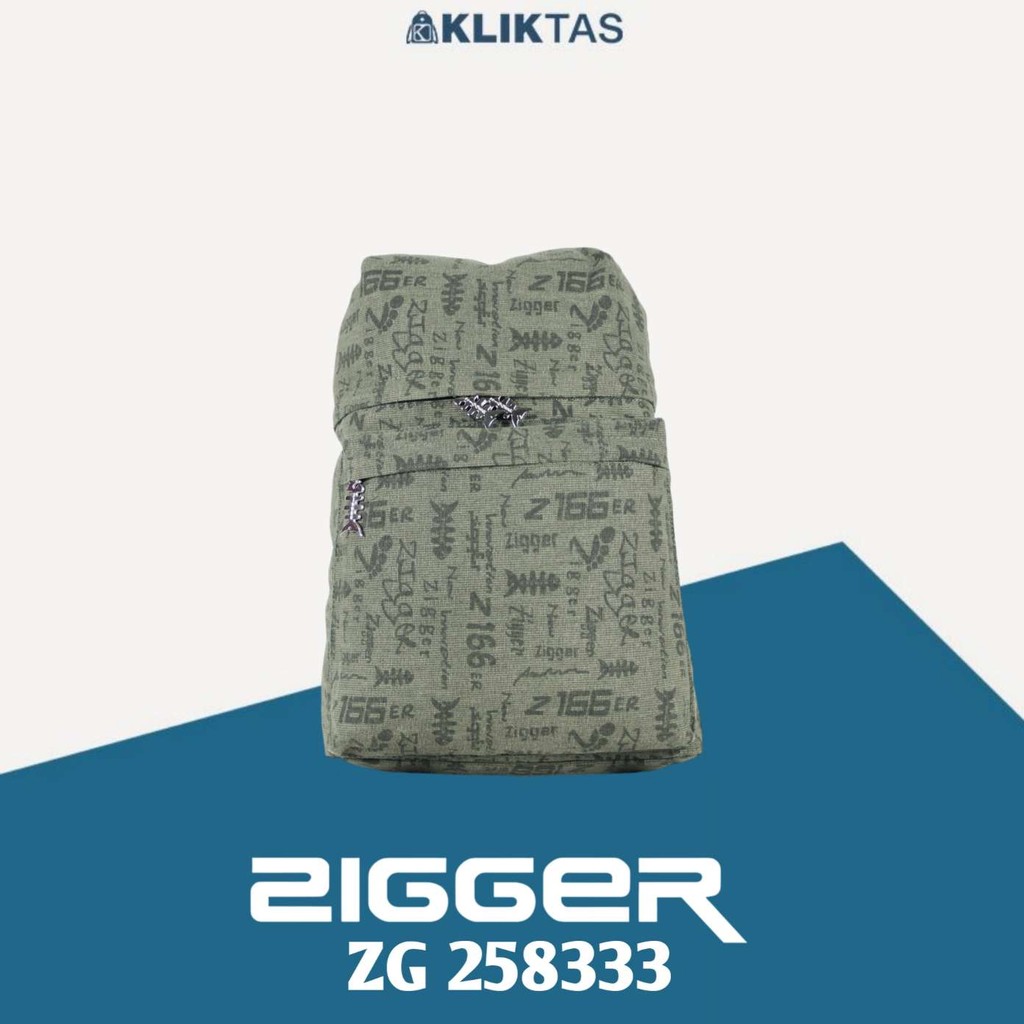 Tas Ransel Pria Zigger 258333 Backpack Sekolah