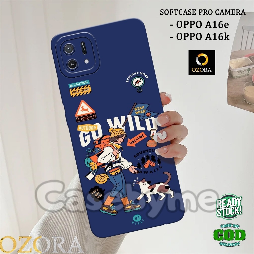 OZORA - Softcase Hp Oppo A16e / A16k Terbaru - Fashion Case AESTHETIC - Case Hp Oppo A16e / A16k - C