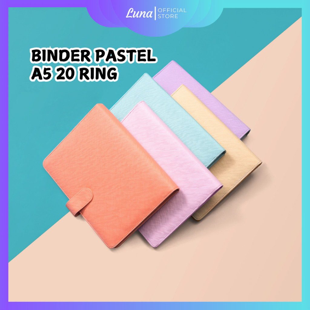 

Binder Polos Exclusive A5 20 Ring Agenda Binder Kampus PU Premium Ekslusif Buku Binder Kuliah