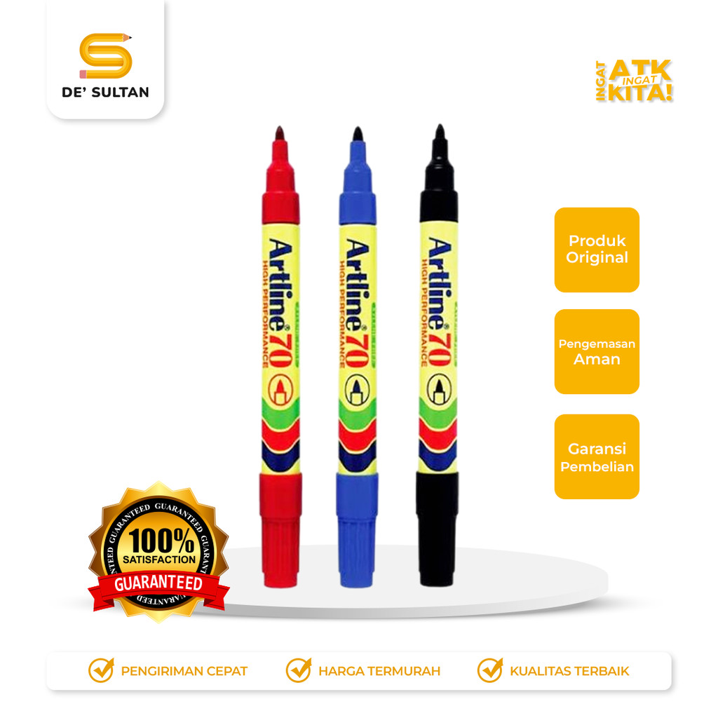 

ARTLINE 70 SPIDOL PERMANEN/ PERMANENT MARKER (1LSN /12PCS)