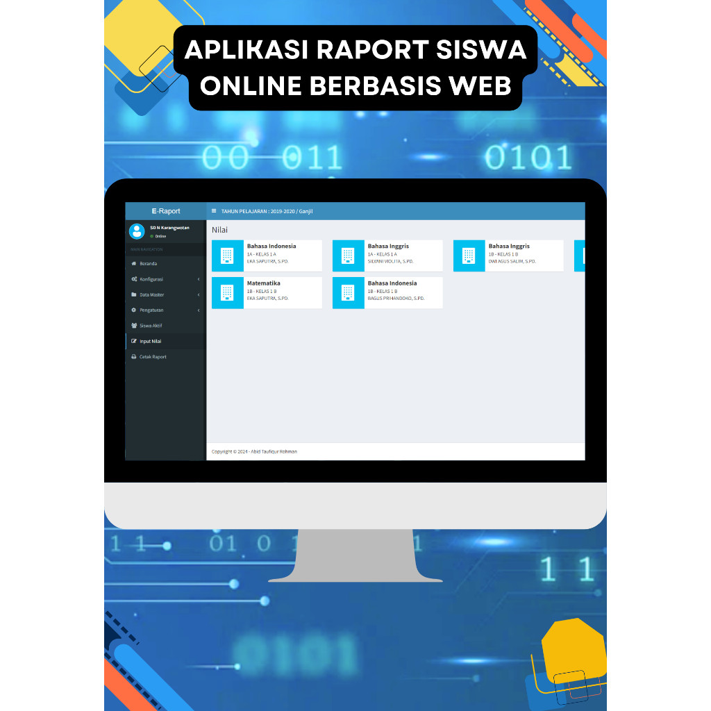 Aplikasi Raport Siswa Online Berbasis Web