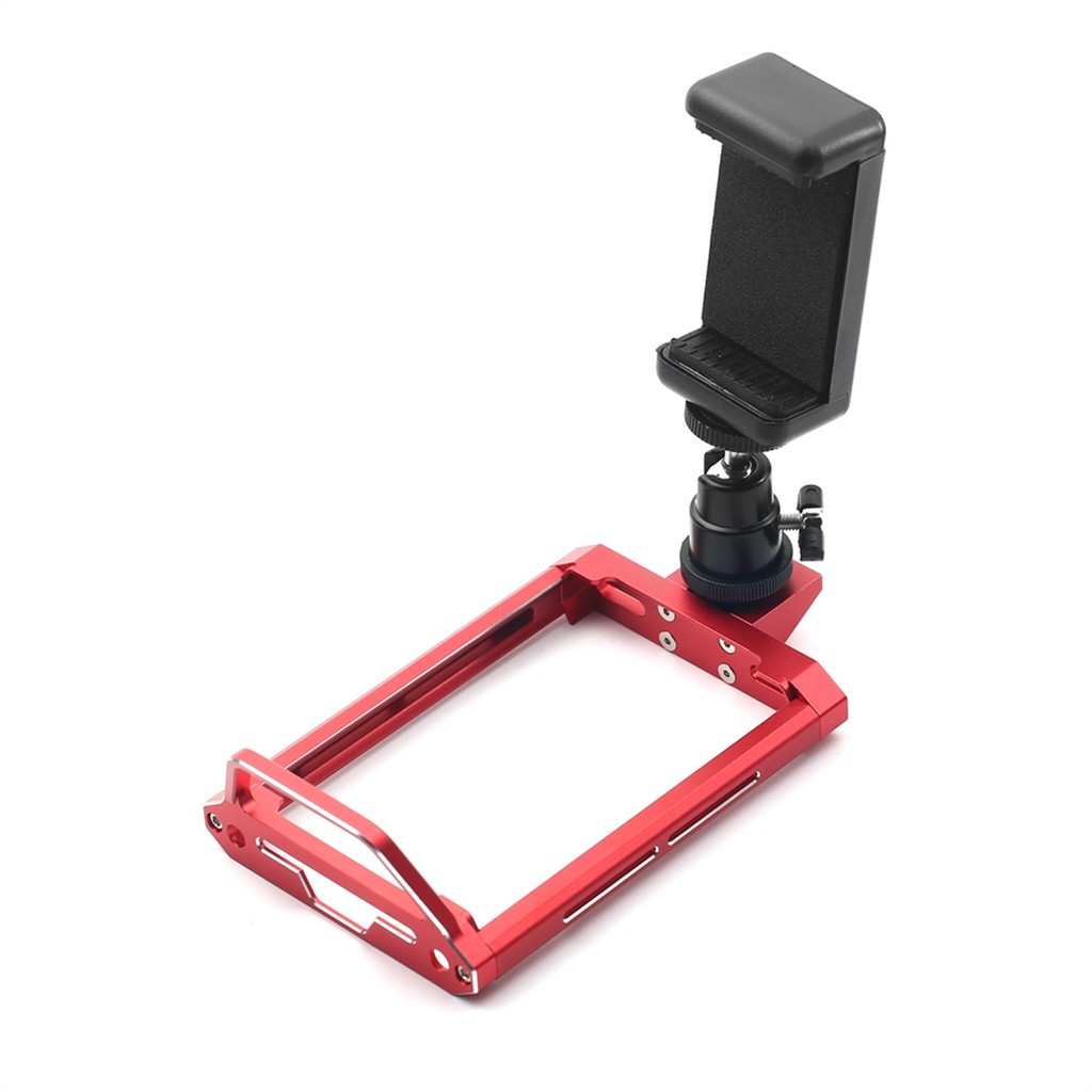 Metal Transmitter Protector Frame and Phone Holder for Flysky Noble NB4 / NB4 Pro / NB4+ Remote Cont
