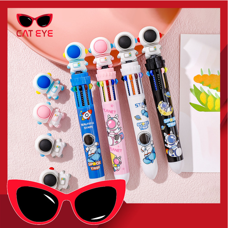 

PROMO - S6221 Pulpen Mekanik 10 Warna / Bolpoin Lucu Karakter Astronot / Pena Sekolah Multi Warna / Bolpoin 10 Warna Karakter Lucu