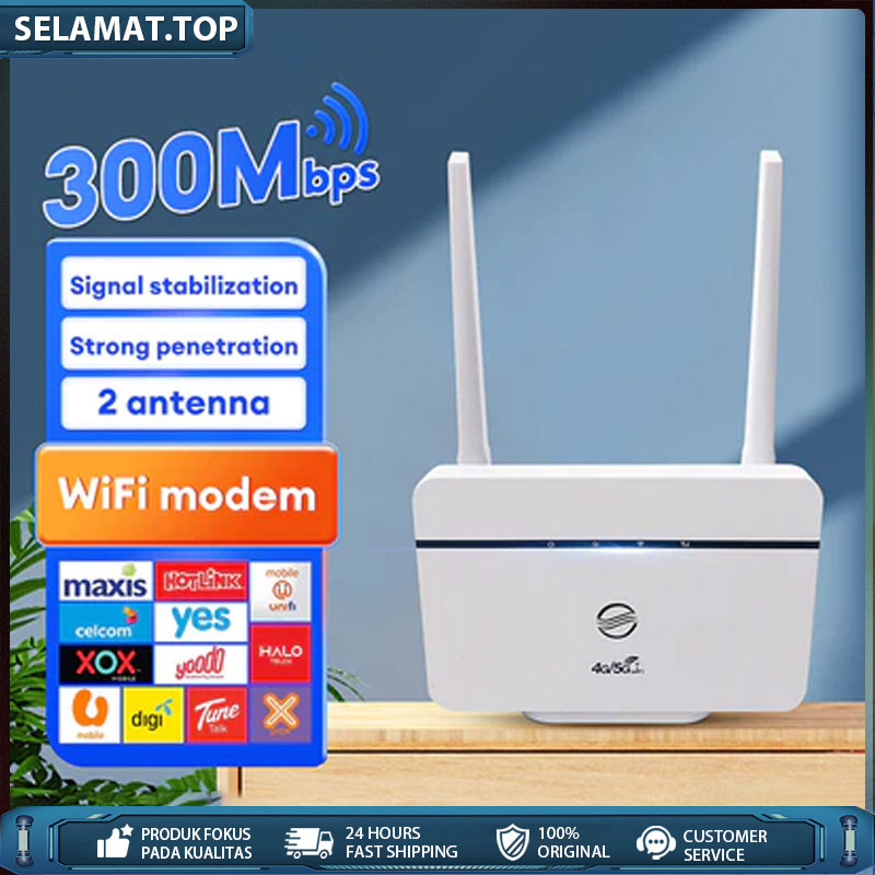 Modem 5G Router wifi Modem Unlimited WiFi SIM Card Router LTE Modem 300mbps Wireless Router WiFi 4G