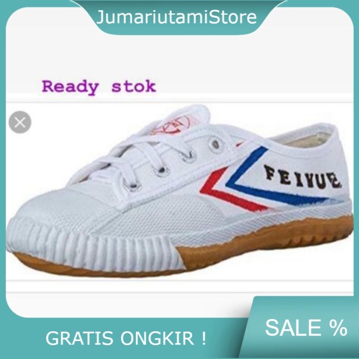 sepatu feiyue wushu - Putih - Jumariutamistore