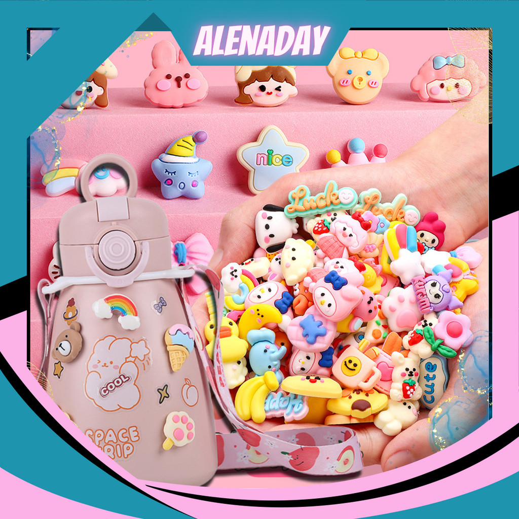 

ALENADAY - Stiker 3D Timbul Karakter Lucu Hiasan Botol Minum Hp Dinding Kamar Tidur 5 Pcs STC06
