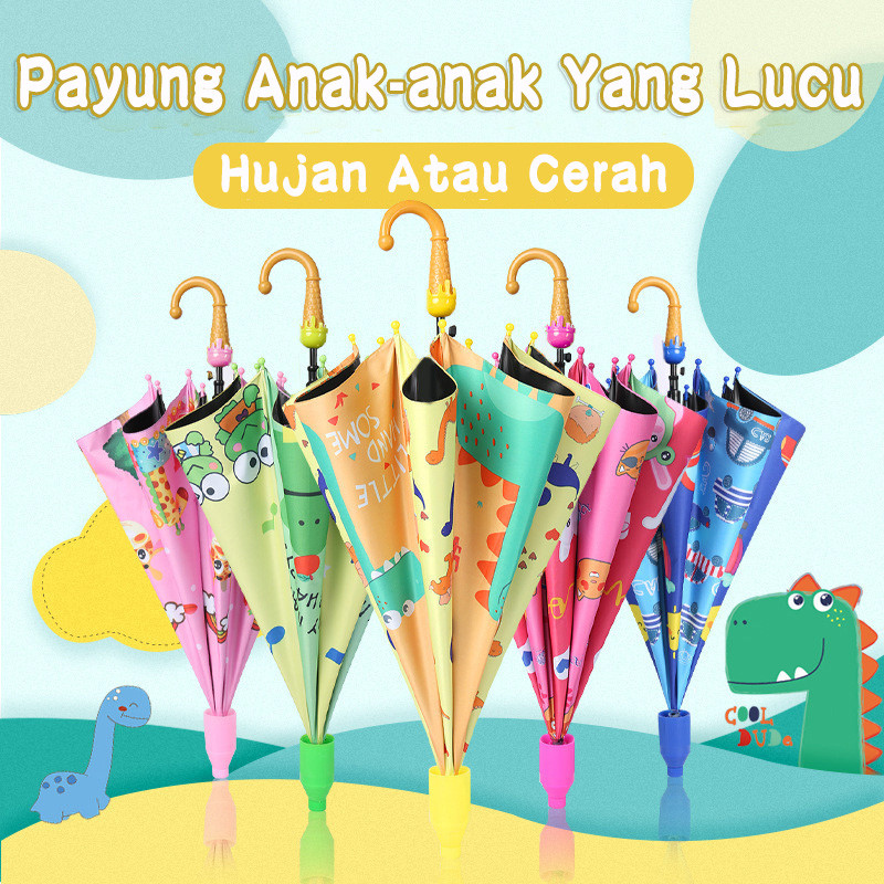 Payung Anak / Karakter Kucing Payung Anak / Payung Mainan / Payung Anak Perempuan/Payung Anak Laki-l