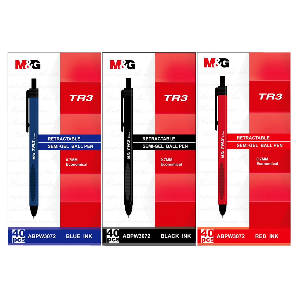 

Ballpoint M&G ABPW3072 Pena 0.7mm Pena Cetek Semi Gel