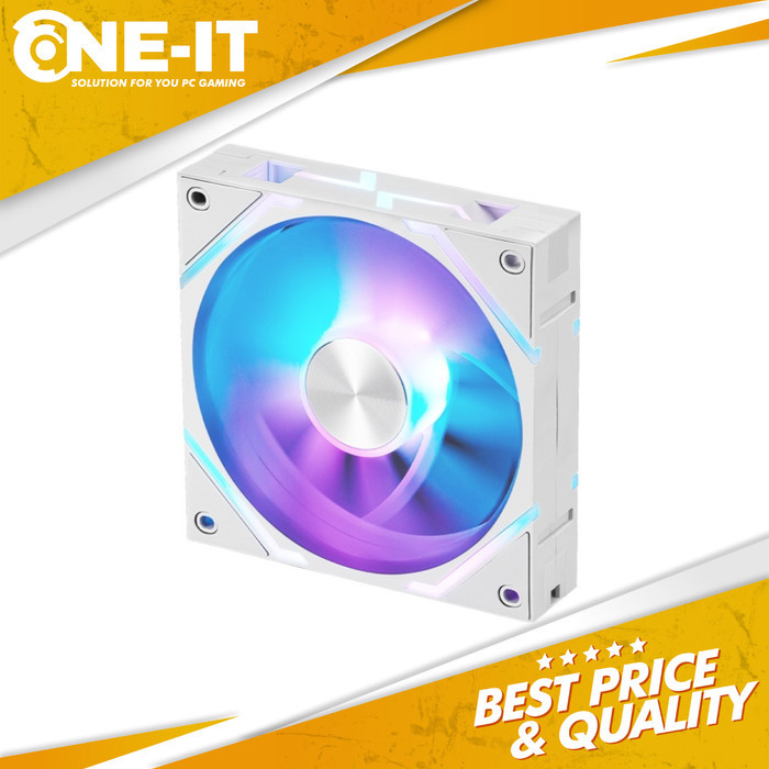 MPG EZ120 ARGB WHITE SINGLE FAN PACK 120MM CASE FAN CASING