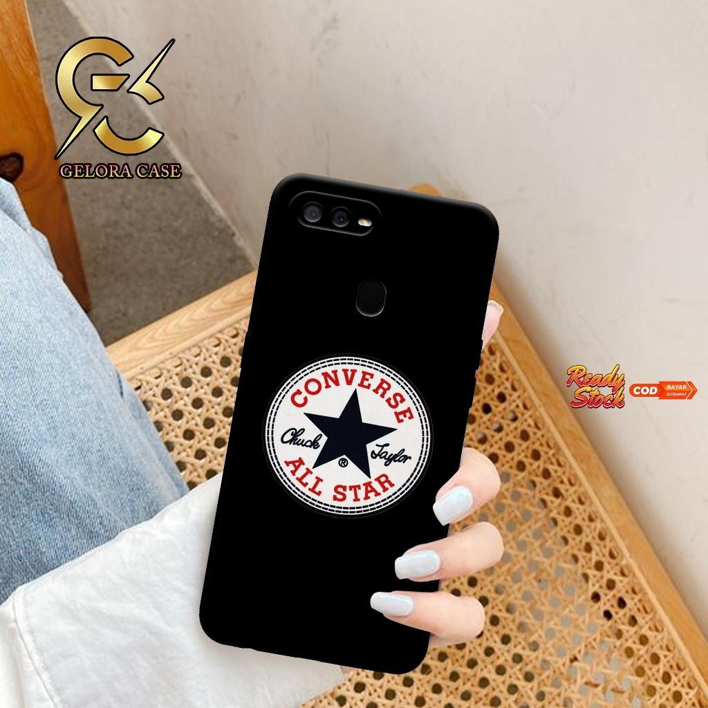 Case Oppo A5s A12 F5 A11K - Softcase Oppo A5S A12 A11K A12 - Motif case Logo - OPPO - Casing Oppo A5