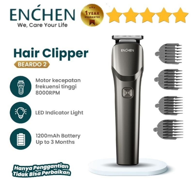 Alat Cukur Elektrik ENCHEN Beardo 2 Smart Trimmer Electric Shaver - Enchen Alat Cukur Rambut Beardo 