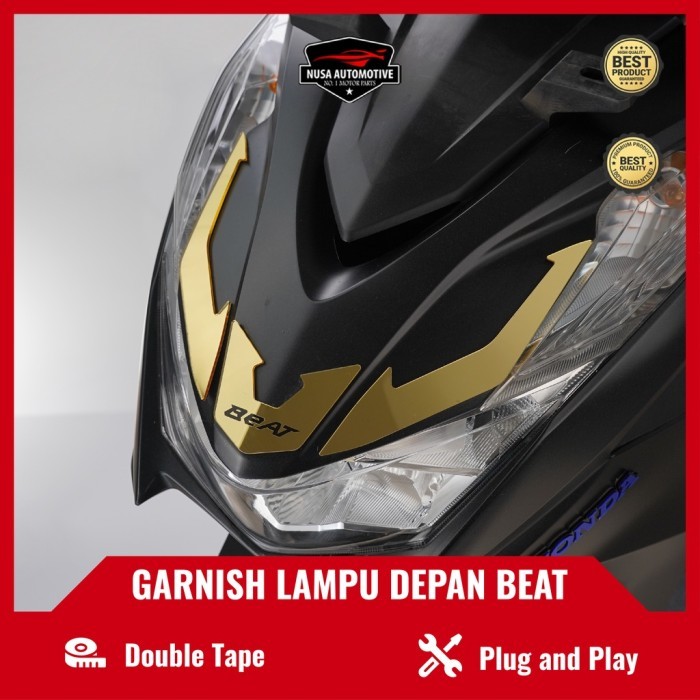 COVER ALIS LAMPU DEPAN BEAT NEW 2020 2021 2022 DELUXE GARNISH LAMPU