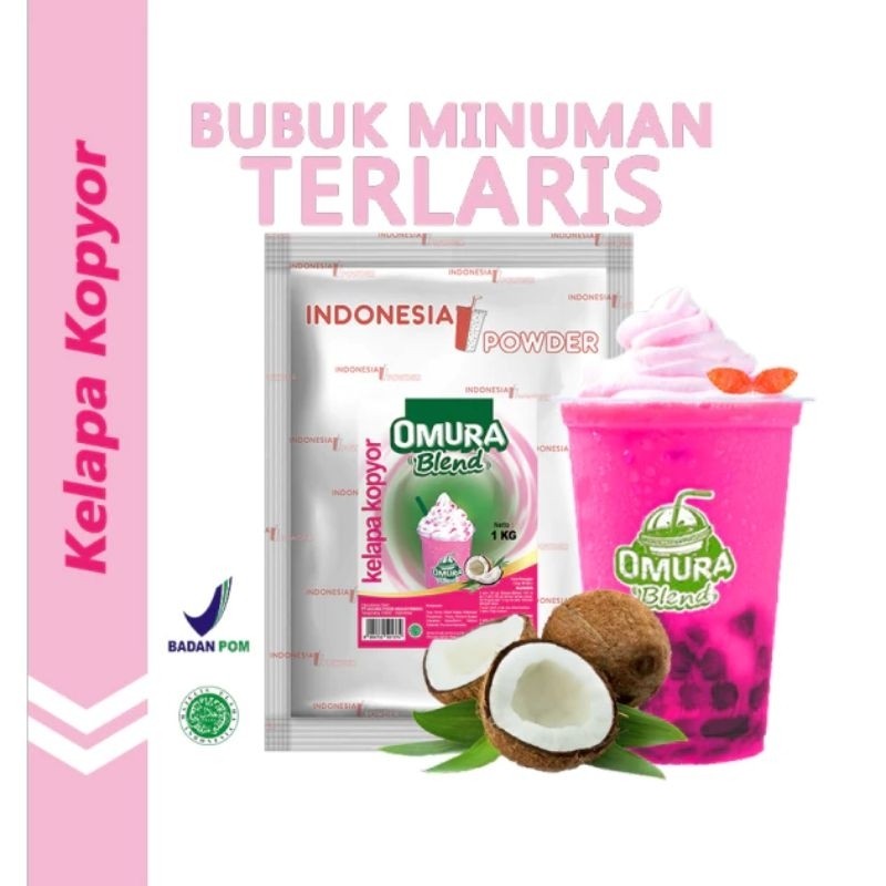 

Kelapa Kopyor 1Kg / Indonesia Powder / Bubuk Minuman Omura Blend