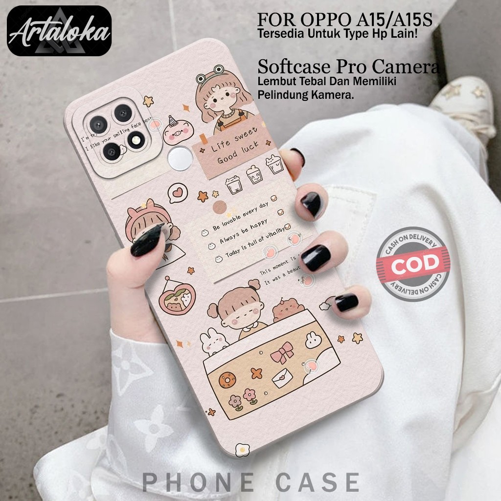 Case Hp Oppo A15/A15S Terbaru - Fashion Case Kartun - Softcase Oppo A15/A15S - Casing Oppo A15/A15S 
