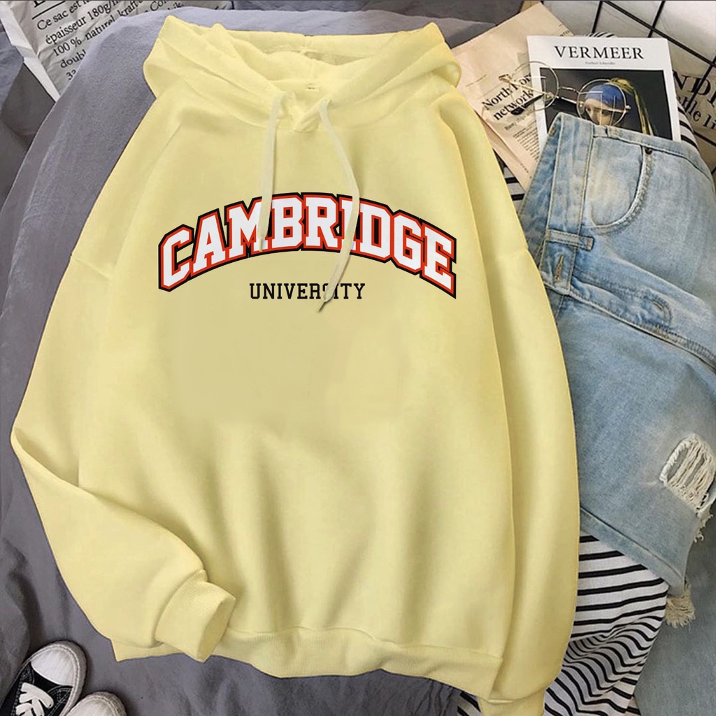 HOODIE ATASAN OOTD PRIA WANITA JACKET MURAH KEREN CAMBRIDGE UNIVERSITY HODIE SWITER COWOK CEWEK PREM