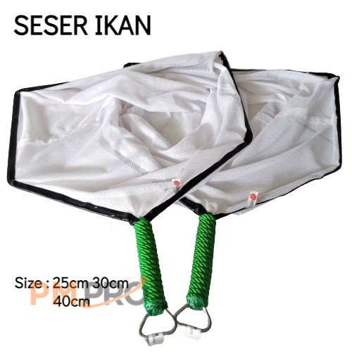 Jaring Seser Kerang / Serokan Ikan Kain Strimin Halus Lembut Ringan Super Kuat Buat Lele Koi Koki Ju