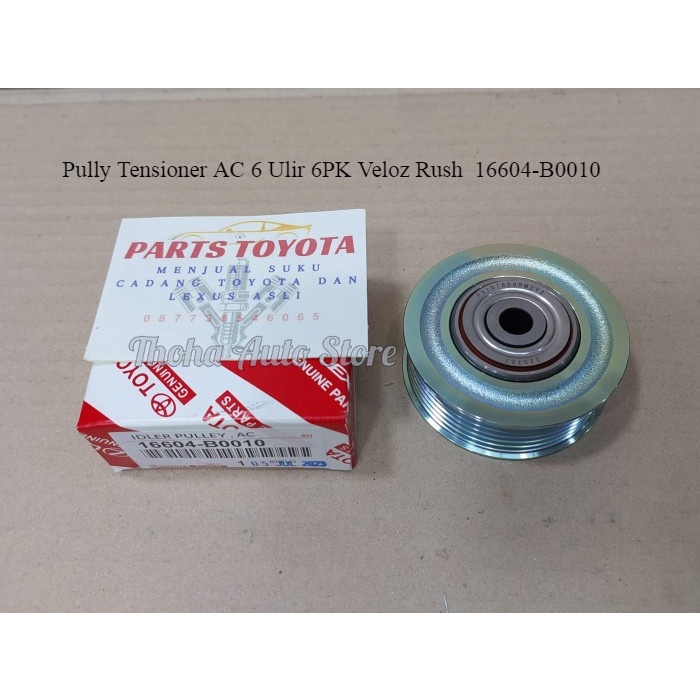 Pully Tensioner AC 6 Ulir 6PK Veloz Rush Asli 16604-B0010