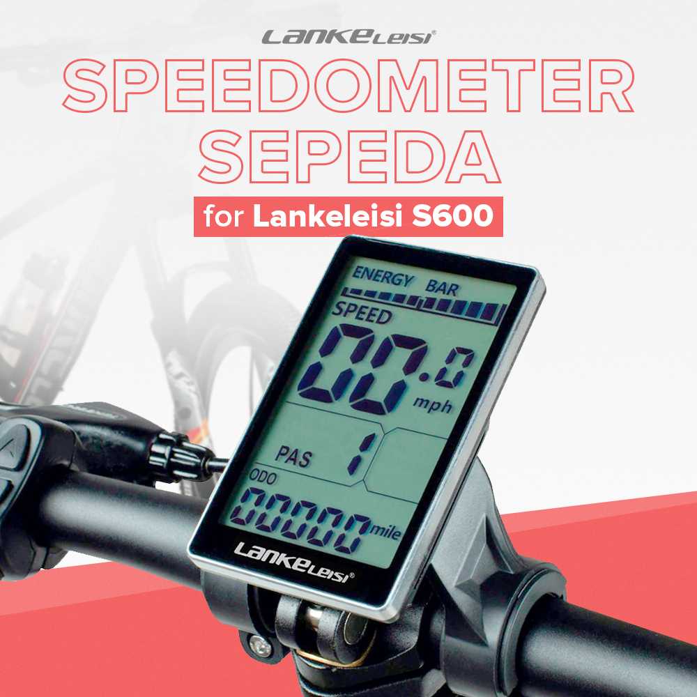 Lankeleisi Spare Part Speedometer Sepeda for Lankeleisi S600 - LCD-M5