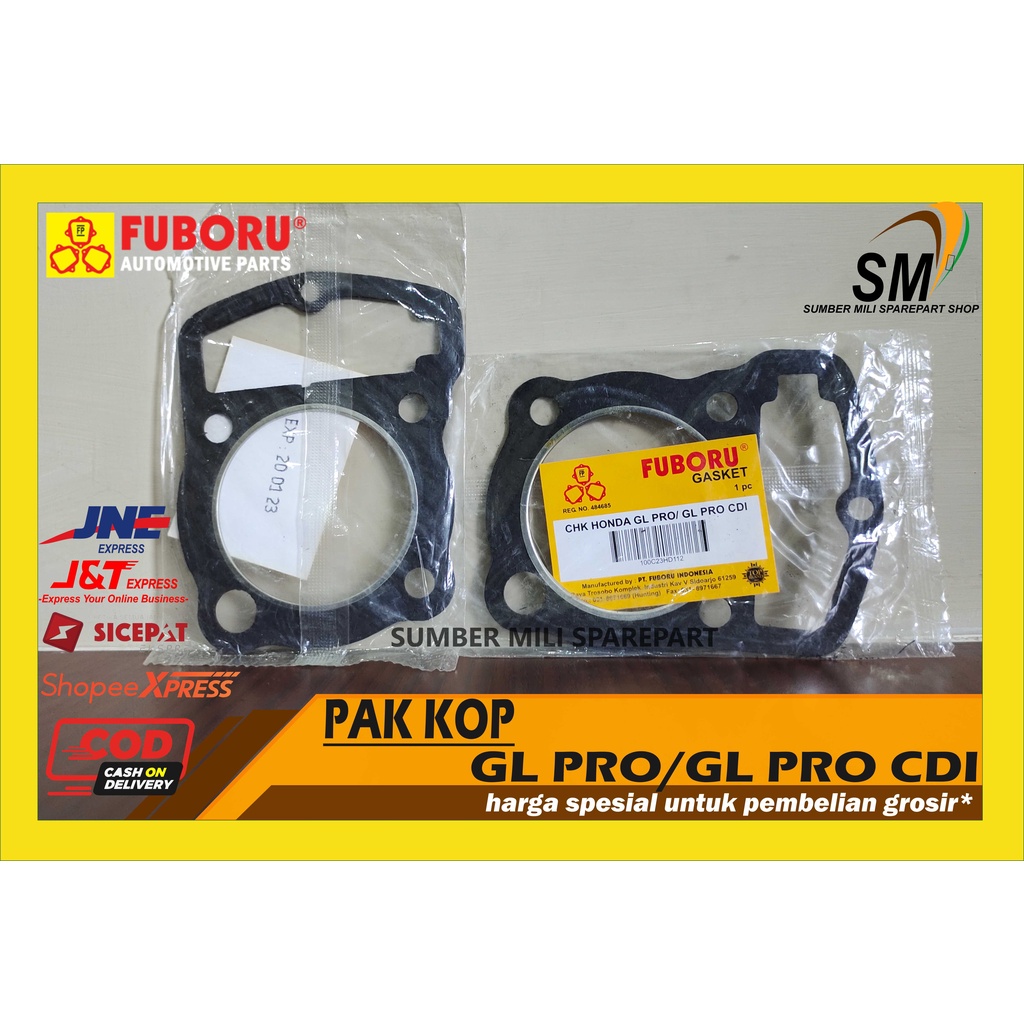 GASKET/ PAKING KOP /HEAD GL PRO/ GL PRO CDI FUBORU