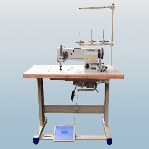 TYPICAL GC-20606 Mesin Jahit Kulit Walking Foot Jarum Dua Industrial