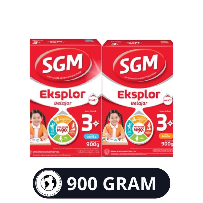 

Susu SGM Eksplor 3 Plus 900 Gr Gram - Vanila