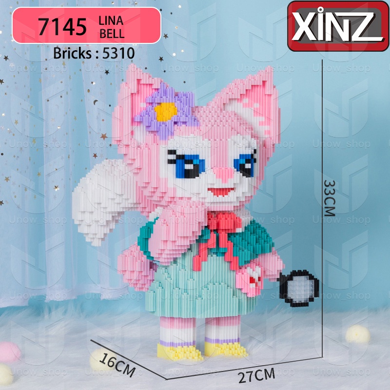 Nano Block DUFFY & FRIEND - LINA BELL series | Bricks education Nano Block