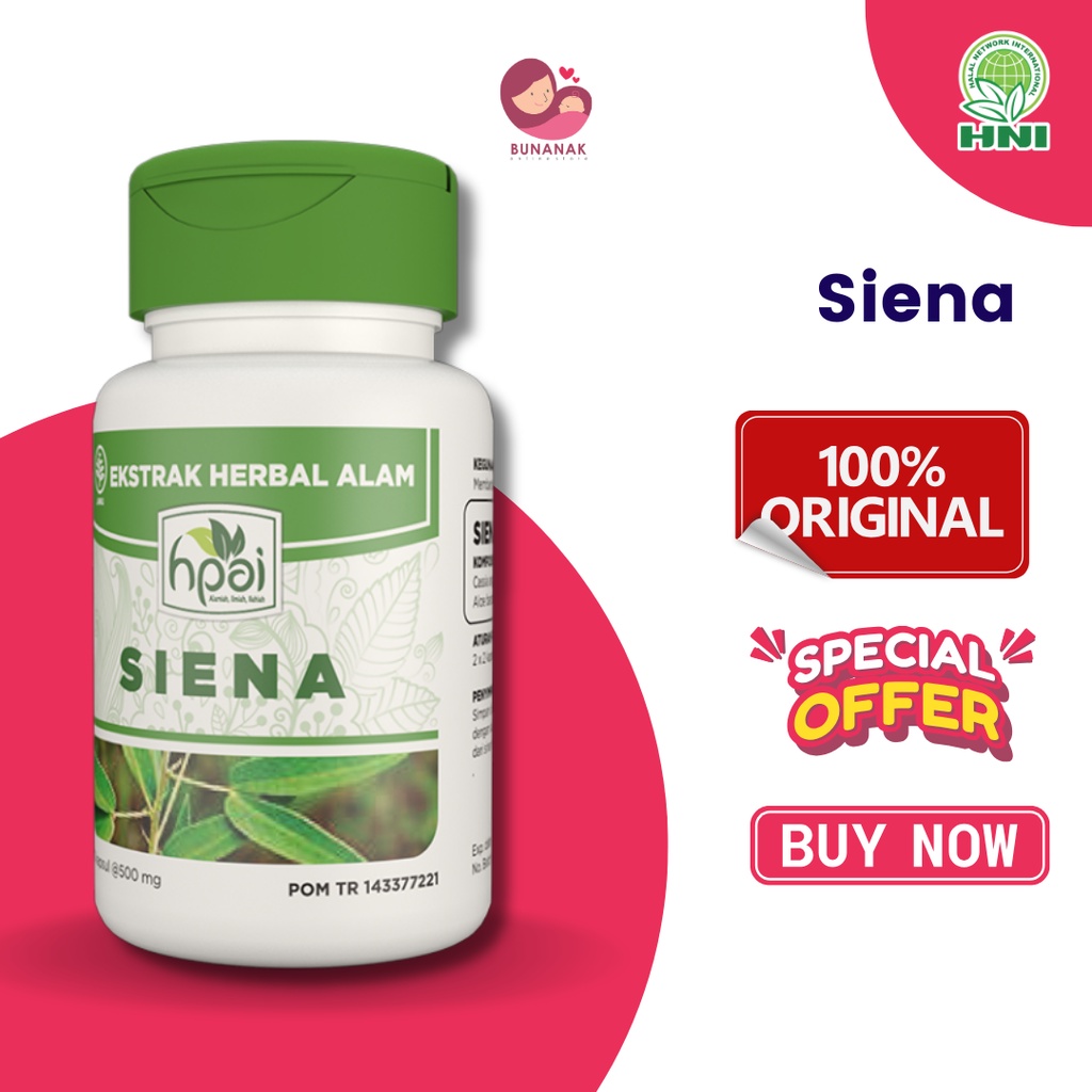 

SIENA JATI CINA Bpom Hni - Mengatasi Sembelit, Meluruhkan Lemak serta Penurun Berat Badan