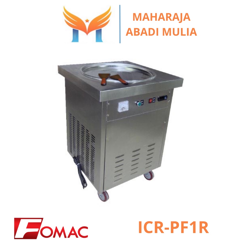 Mesin Es Krim Goreng Fomac Icr-Pf1r Mesin Pan Fry Ice Cream Garansi Resmi