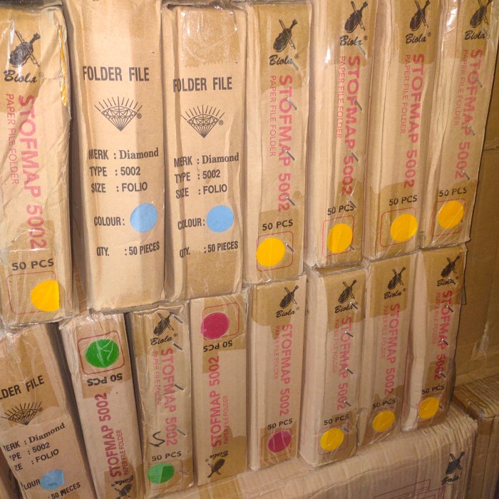

stop map folio biola harga satu dus isi 50 lembar - Hijau