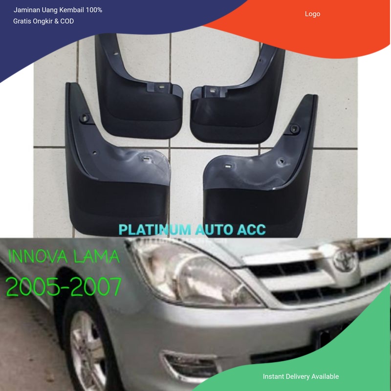 Mudguard/karpet roda Innova lama 2004-2007. Aksesoris mobil