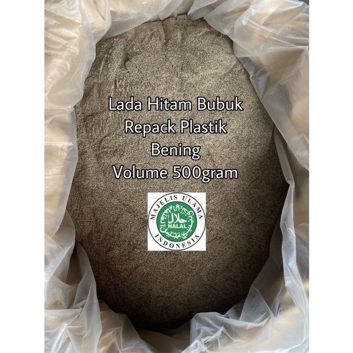 

New Produk Termurah Lada Hitam Bubuk Black Pepper Powder 500gram