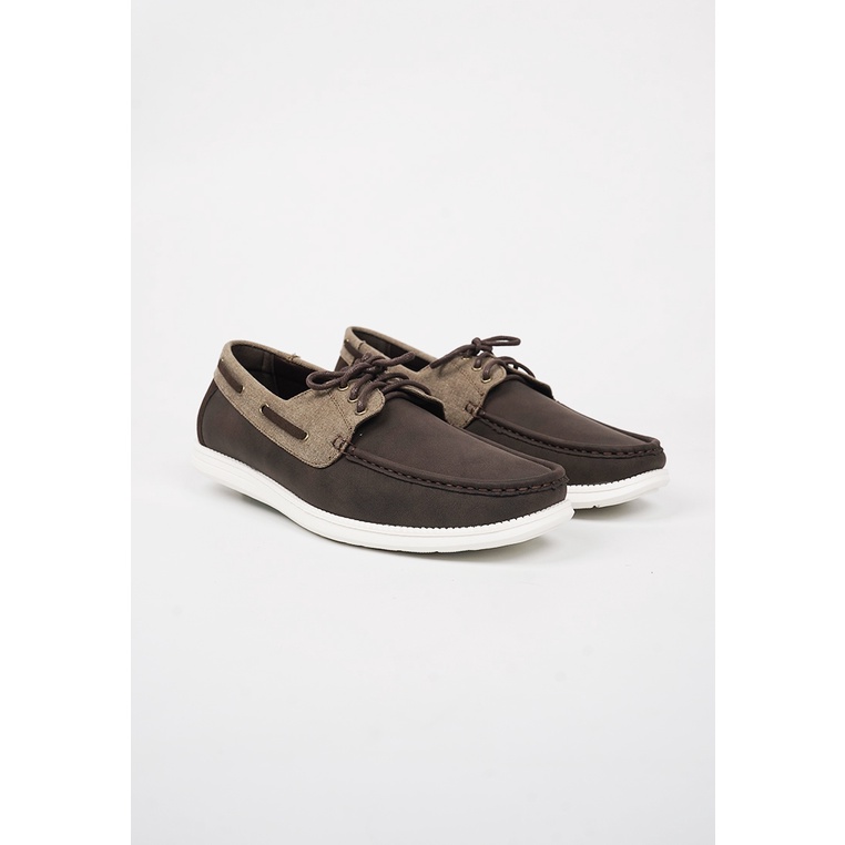 MANZONE Sepatu  Pria  LAZARO - DARK BROWN