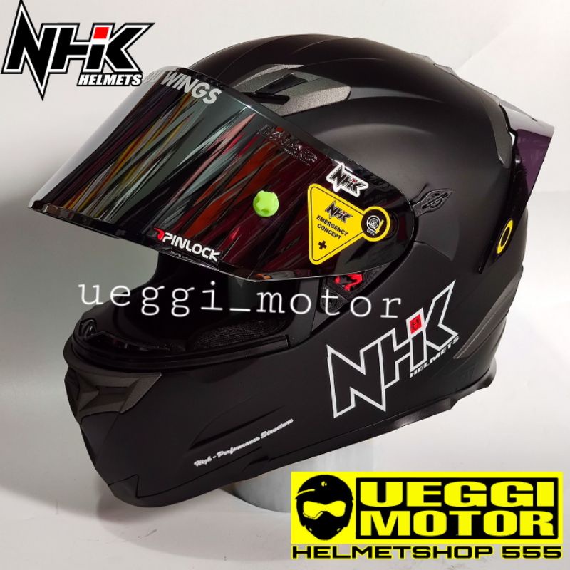Nhk Rx9 Paket ganteng Flat visor Iradium