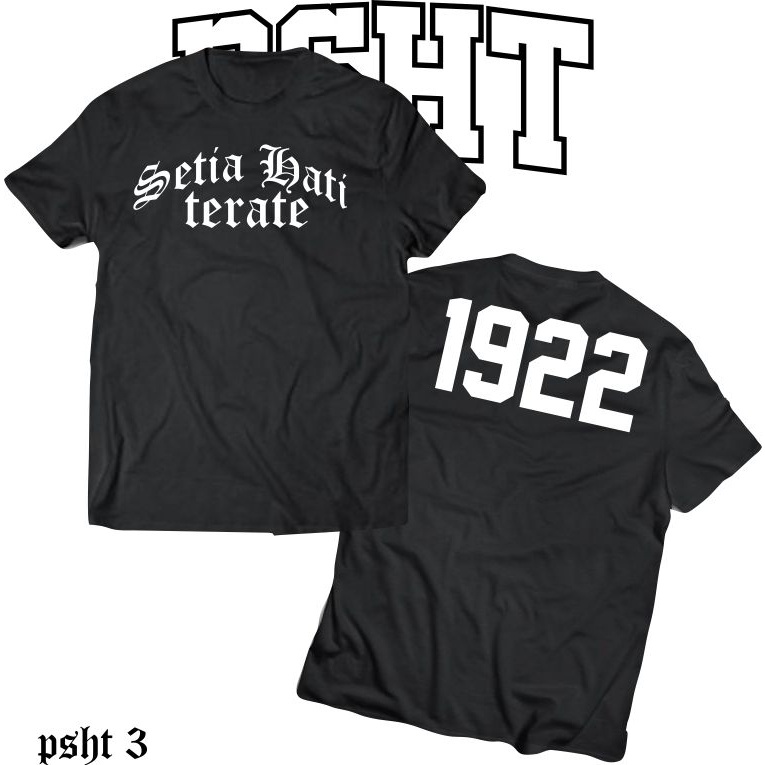 KAOS PENCAK SILAT INDONESIA PSHT TERBARU - KAOS SLAT PSHT - BAJU SILAT PSHT 1922 - T SHIRT COMBED - 