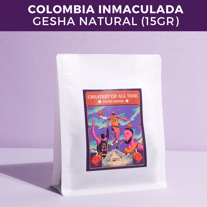 

✨PROMO✨ -COLOMBIA GESHA NATURAL INMACULADA Single Origin Arabica Coffee Beans - 15gr