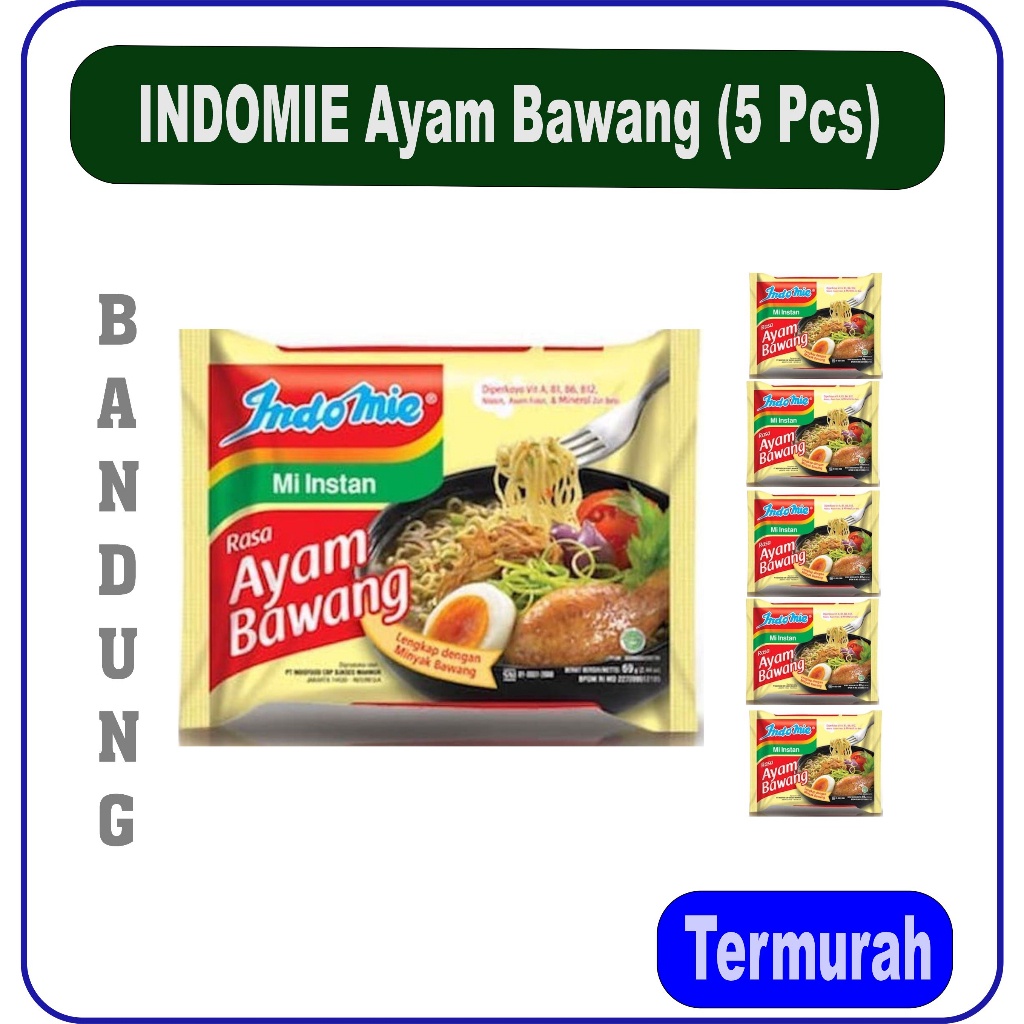 

INDOMIE Ayam Bawang (5 Pcs)