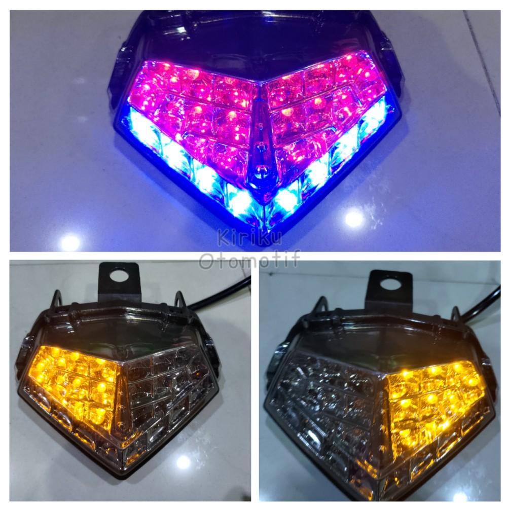 Lampu stop belakang vixion led sen sein hias variasi motor backlamp back lamp Motorcycle