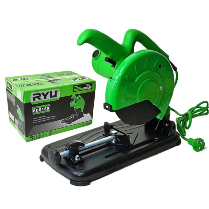 PROMO TERMURAH Mesin Cut Off Mini 7 Inch 14 INCH RYU RCO180 Mesin Potong Besi Kayu Aluminium Tekiro 