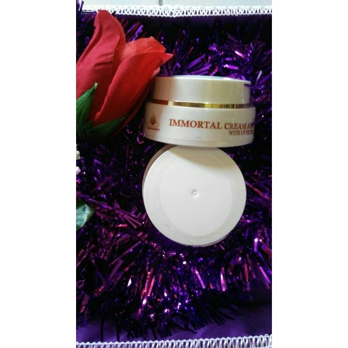immortal cream aha with uv filter