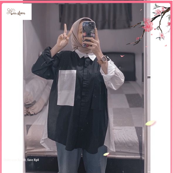 Kemeja Blouse Terbaru / TWISTY BLOUSE PREMIUM BAHAN RAYON