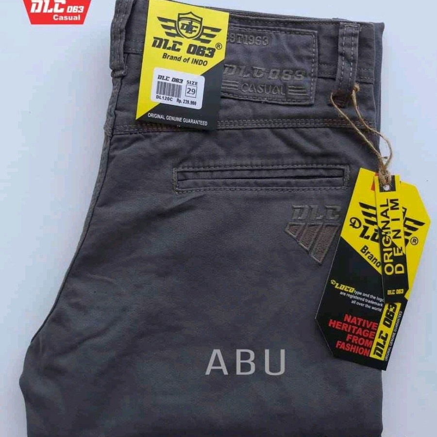 BISA COD - Celana kanvas sulfur DLC 063  / celana kanvas original DLC / celana panjang model standar