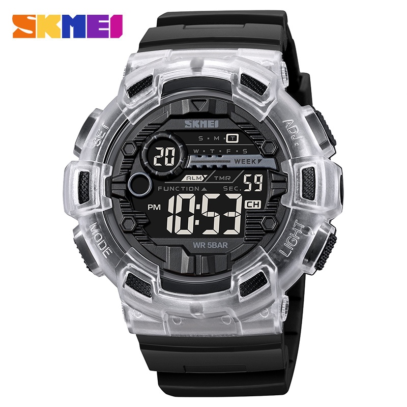 COD SKMEI 2110 Jam Tangan Pria Digital Sport Dual Time Watch Anti Air 5 Bar WATCHKITE WKOS