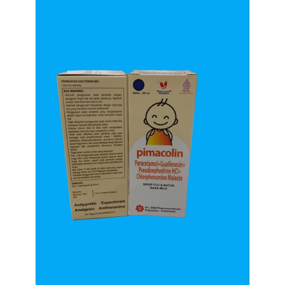 PIMACOLIN MILK SIRUP 60ML promo