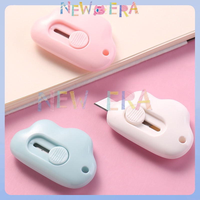 

NewEra Cutter Mini Portable Cutter Mini Bentuk Awan Pemotong Mini Portable Pisau Pemotong Mini Lucu Cutter Mini Pisau Kecil Bentuk Awan Cutter Genggam Mini