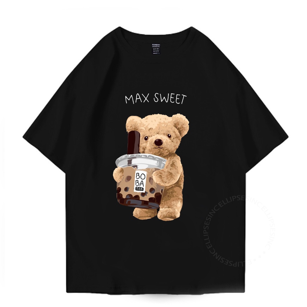 [ZS] Baju Kaos Pria Oversize Bear Collection